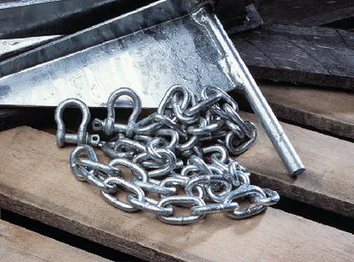 1/4″X6′ GALV.CHAIN W/1/4″SHACK