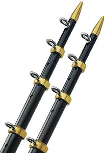 15′ BLACK/GOLD TELE.OUTRIGGER