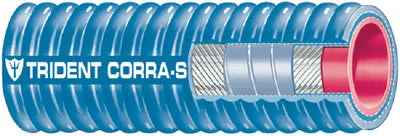 2″ BLU CORRG SIL EXH HOSE