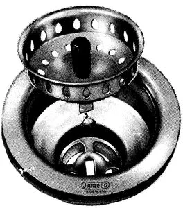 3 1/2″ SINK STRAINER SS RING