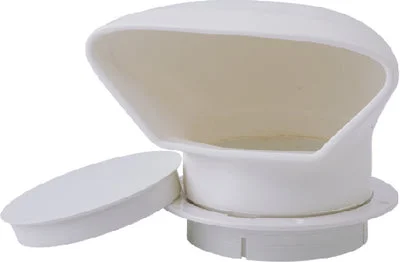 3″PVC LOWPROFILE COWLVENT WHT