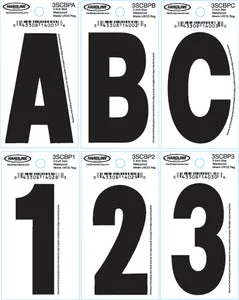 3IN BLACK C (PKG. OF 10)