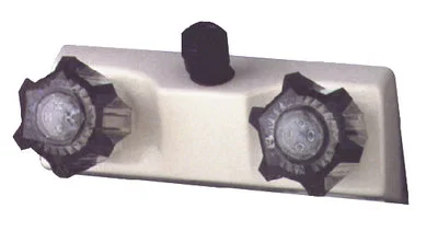4″ SHOWER VALVE WHITE W/D SP