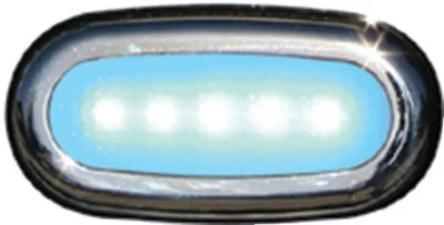 5 LED COURT LIGHT SF SS BLUE