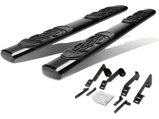 6-Inch Straight Nerf Side Step Bars; Black (03-09 RAM 2500 Quad Cab)Find parts that fit my vehicle