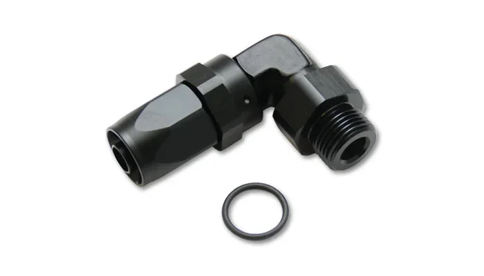 ‘-8AN Male 90 deg. Hose End Fitting, Thread 9/16-18 Thread (6)