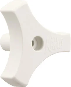 9/16IN TRI-LUG WINDOW KNOB WHT