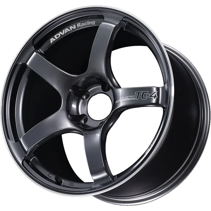 ADVAN TC4 18X10 +32 5×112 RACING BLACK GUNMETALLIC & RING