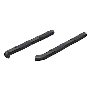 ARIES 202022 3in. Round Black Steel Side Bars; Select Toyota 4Runner
