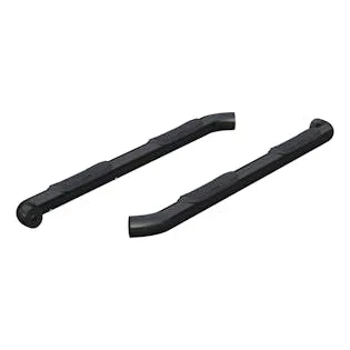 ARIES 214051 3in. Round Black Stainless Side Bars; Select Chevrolet Colorado; GMC Canyon