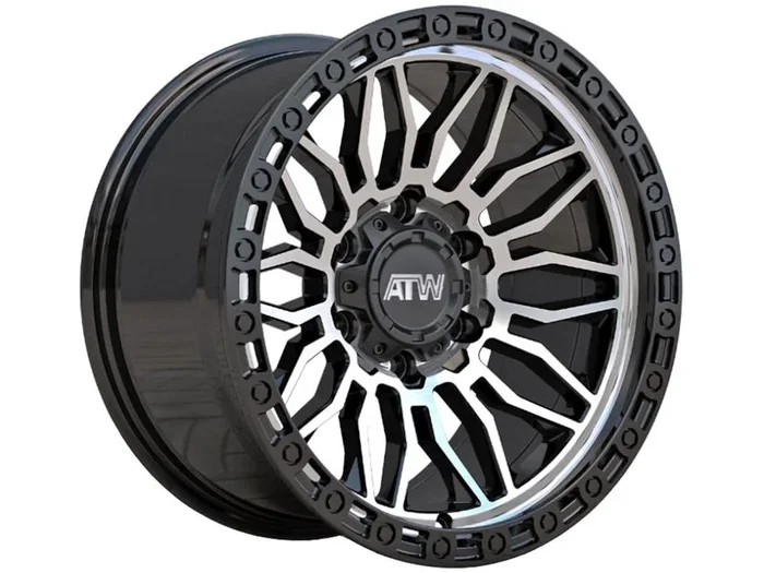 ATW Machined Gloss Black Nile Wheel