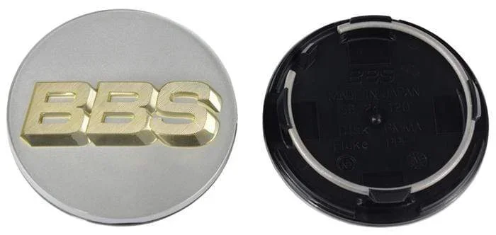 BBS White & Gold Center Cap (Sold Each) – 56mm