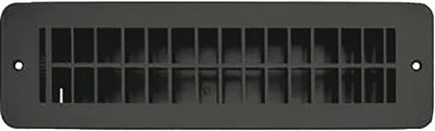 BLK PLAST VENT REG DAMP 2.25X1