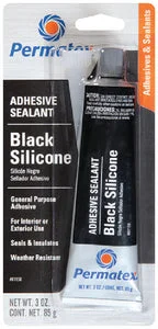BLK. SILICONE ADHESIVE SEALANT