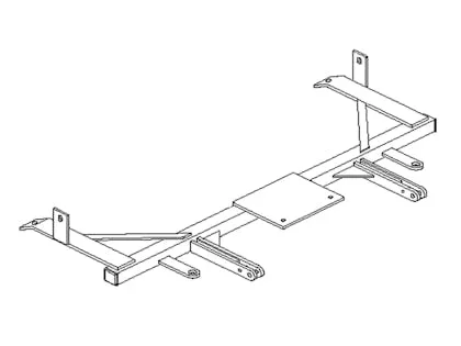 Blue OX BX2134 Tow Bar Base Plate