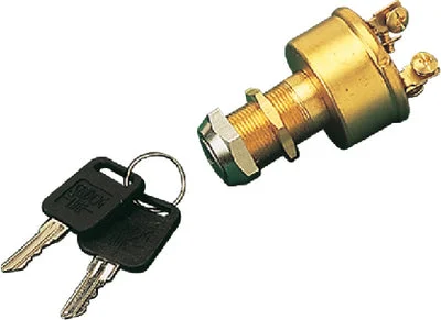 BRASS 4-POSITION KEY SWITCH