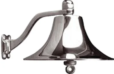 BRASS BELL(CHROME PLATED)-8 IN