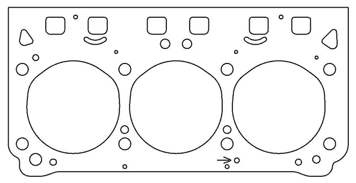 Buick 3800 Series II/III V6 .060in MLS Cylinder Head Gasket, 3.840in Bore, RHS
