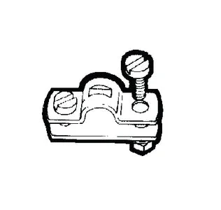 CABLE CLAMP C2 8 & 0 CABLES