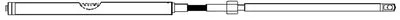 CABLE STEERING 17 FT RACK