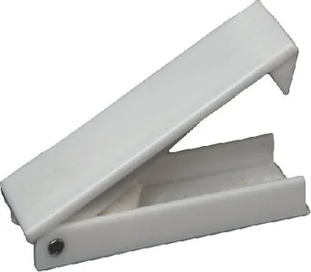 CATCH-BAGGAGE DOOR-SQ WHT 2PK