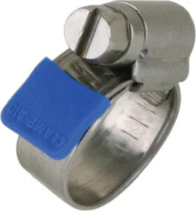 CLAMP TAIL 1/2″ BLUE 25/PK