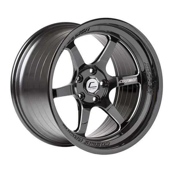 Cosmis Racing XT-006R Black w/ Machined Spokes Wheel 18×11 +8mm 5×114.3