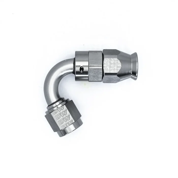 DeatschWerks 6AN Female Flare Swivel 120-degree Hose End – PTFE
