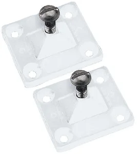 DECK HINGE SIDE MT HD WHT PR