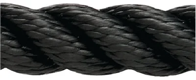 DOCKLINE 5/8 X 15 NYLON BLACK