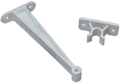 DOOR HOLDER PLSTC CLP 5-1/2WHT
