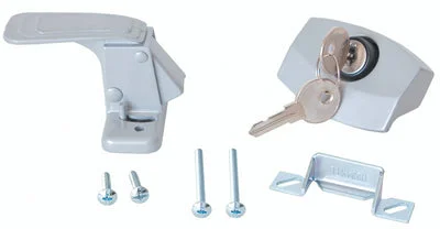 DOOR LATCH W/LOCKLGHT.SILVER