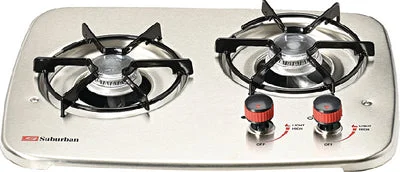DROP-IN COOKTOP 2 BURNER STAIN