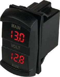 DUAL VOLTMETER ROCKER SWITCH