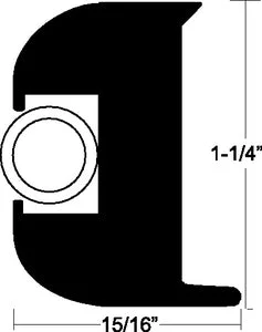 FLEX VINYL RUB RAIL KIT 50’B