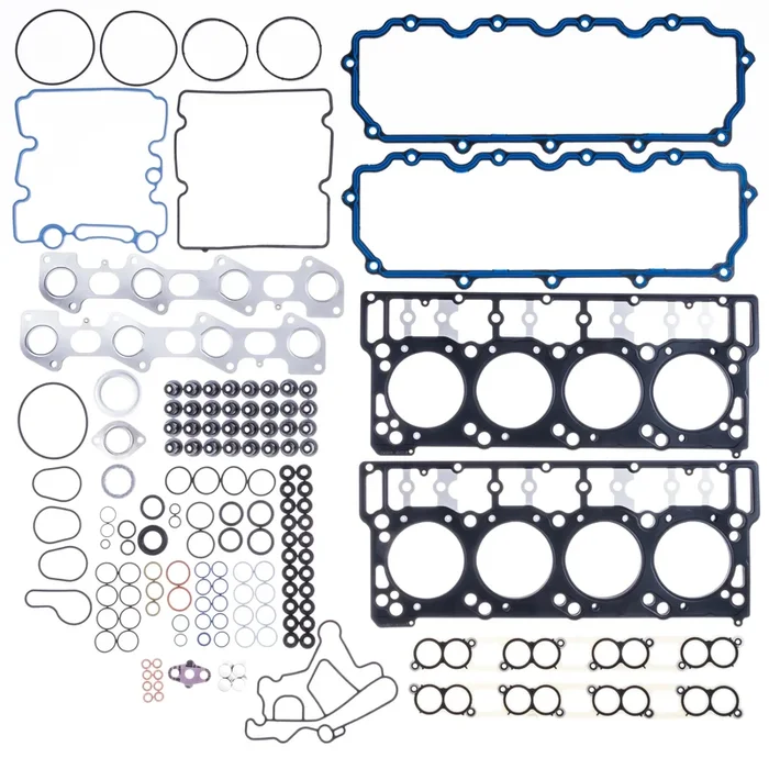 Ford 6.0L Power Stroke Top End Gasket Kit, 96mm Bore, .062in MLX Cylinder Head Gasket, 18mm Dowels
