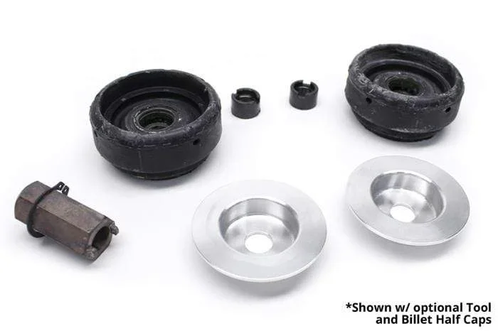 Front Strut Mount Half Caps “LOW” Kit w/Bearings | Mk4 |Audi TT