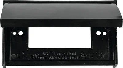 GFCI OUTLET COVER BLACK