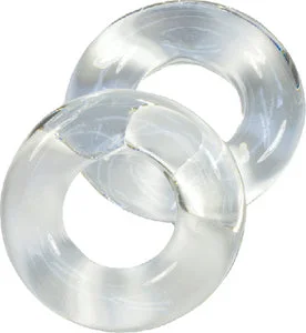 GLASS RINGS OUTRIGGER 1PR/PK