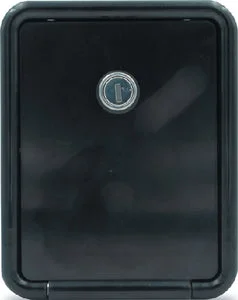 GRAVITY WATER HATCH W/KEY BK