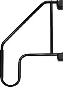 HAND RAIL BLK W/ LOW LOOP GRIP