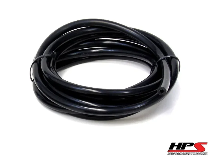 High Temperature Silicone Vacuum Hose Tubing,13/64″ ID,10 feet Roll,Black