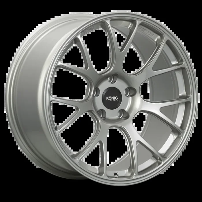 Konig Forged F1M 18X8.5 5X120 ET35 Ash Silver Knurled Bead