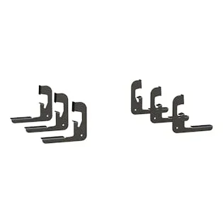 LUVERNE 277088-401443 Regal 7 Black Stainless 88″ Oval Side Steps, Select Chevy Silverado, GMC Sierra