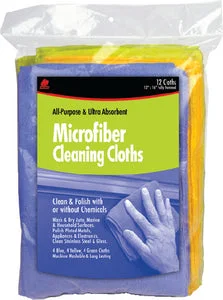 MICROFIBER DETAILER CLOTH 12PK