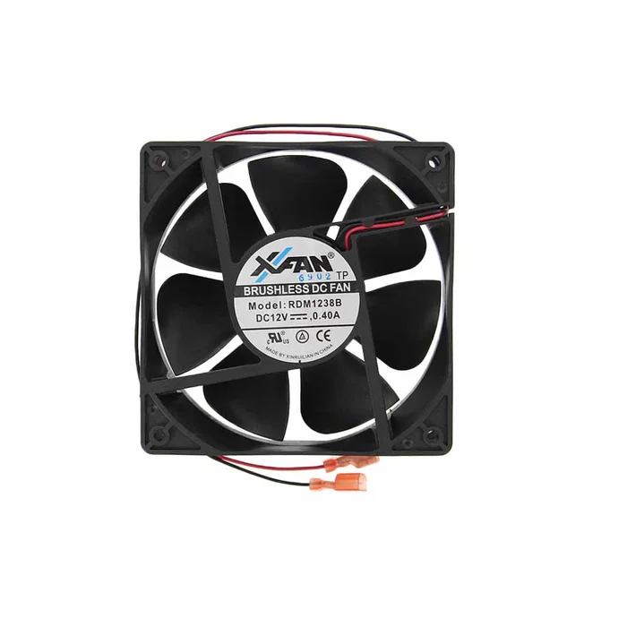Norcold 628685 OEM RV Refrigerator External Brushless DC Fan – Unit Configured 4.75″ X 4.75″ Replaces 636441