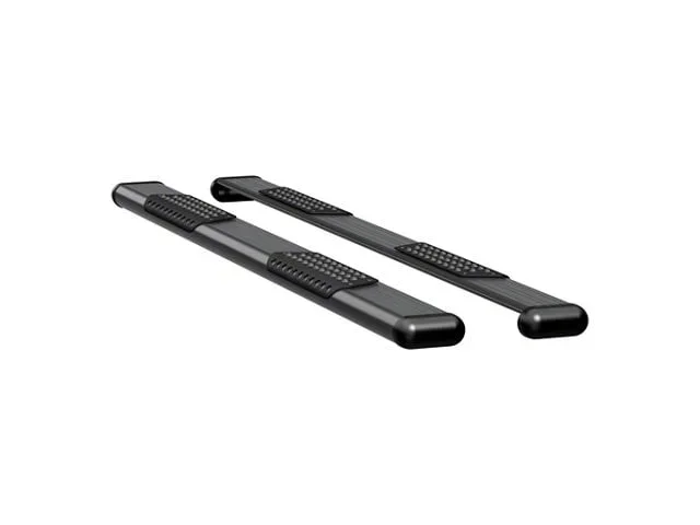 O-Mega II 6-Inch Oval Side Step Bars; Rocker Mount; Textured Black (07-13 Silverado 1500 Crew Cab)Find parts that fit my vehicle