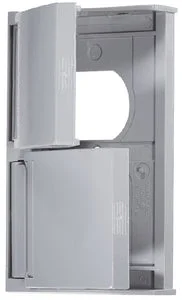 OUTLET DUAL W-CVR GREY