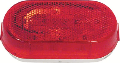 OVAL RED REPLACEMENT LENS