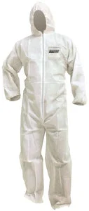 POLYPRO PAINT SUIT W/HOOD LG